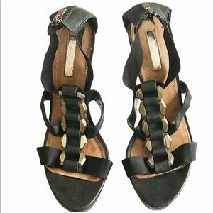 🍃H By Halston | Peep Toe Stiletto Pumps